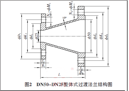 DN50-DN25���wʽ�^�ɷ��m�Y(ji��)��(g��u)�D